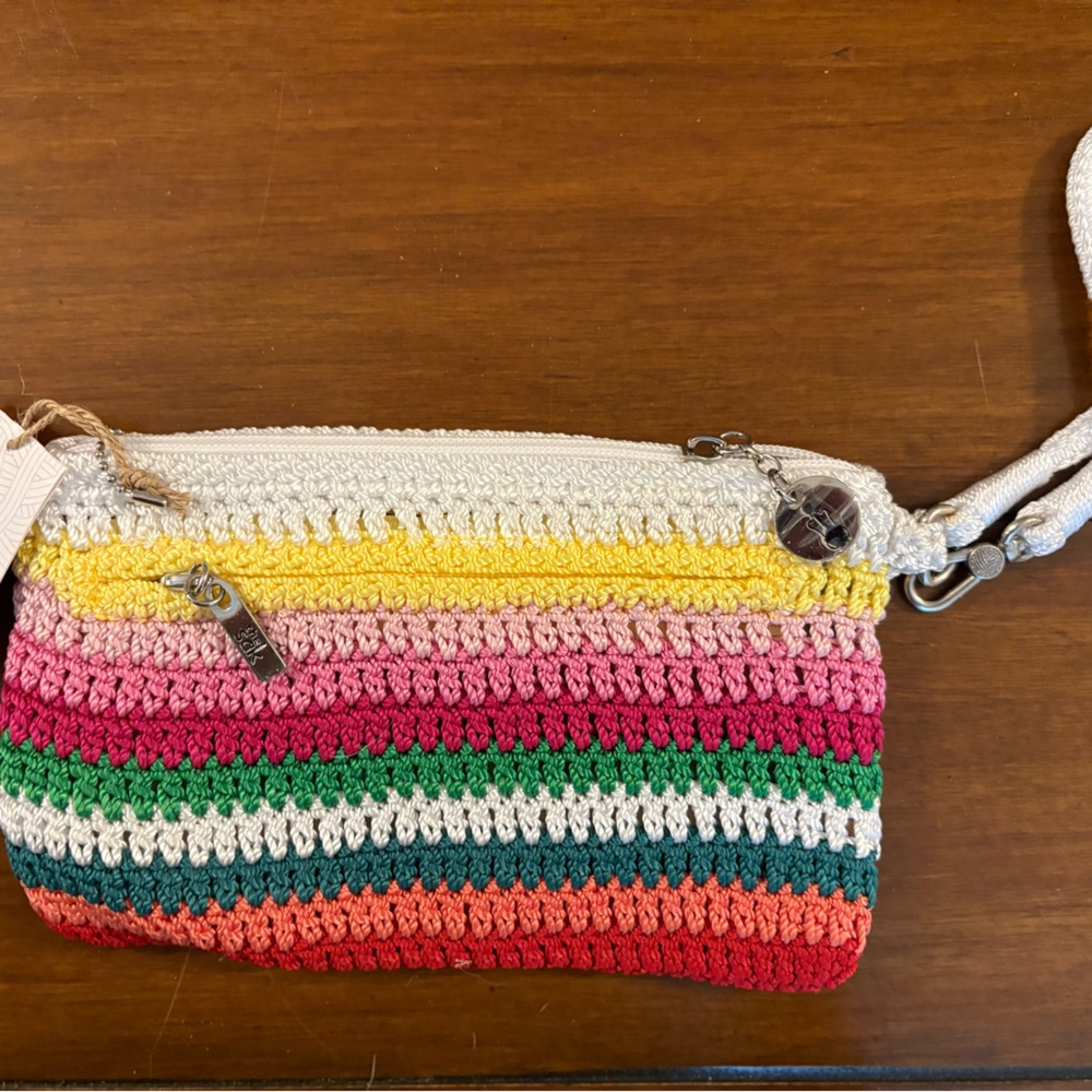 The Sak Multicolor Crochet Wristlet